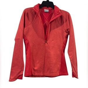 Women’s Columbia Coral 1/4 Zip Lightweight Fleece Long Sleeve Top: Small